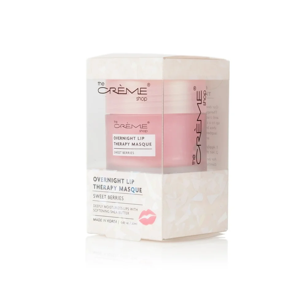 The Crème Shop Overnight Lip Therapy Masque Sweet Berries Lip Mask New In Box